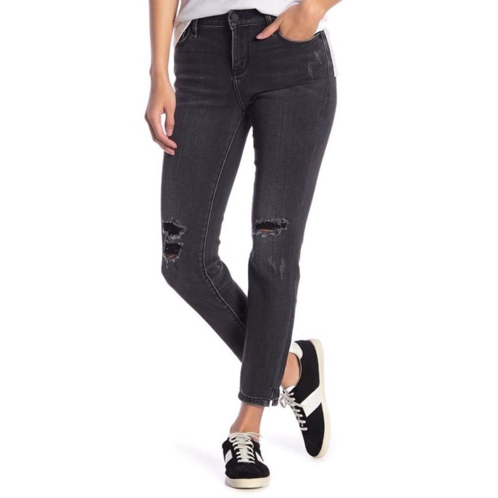 Habitual Black Marina Ankle Crop Skinny Jeans 26
